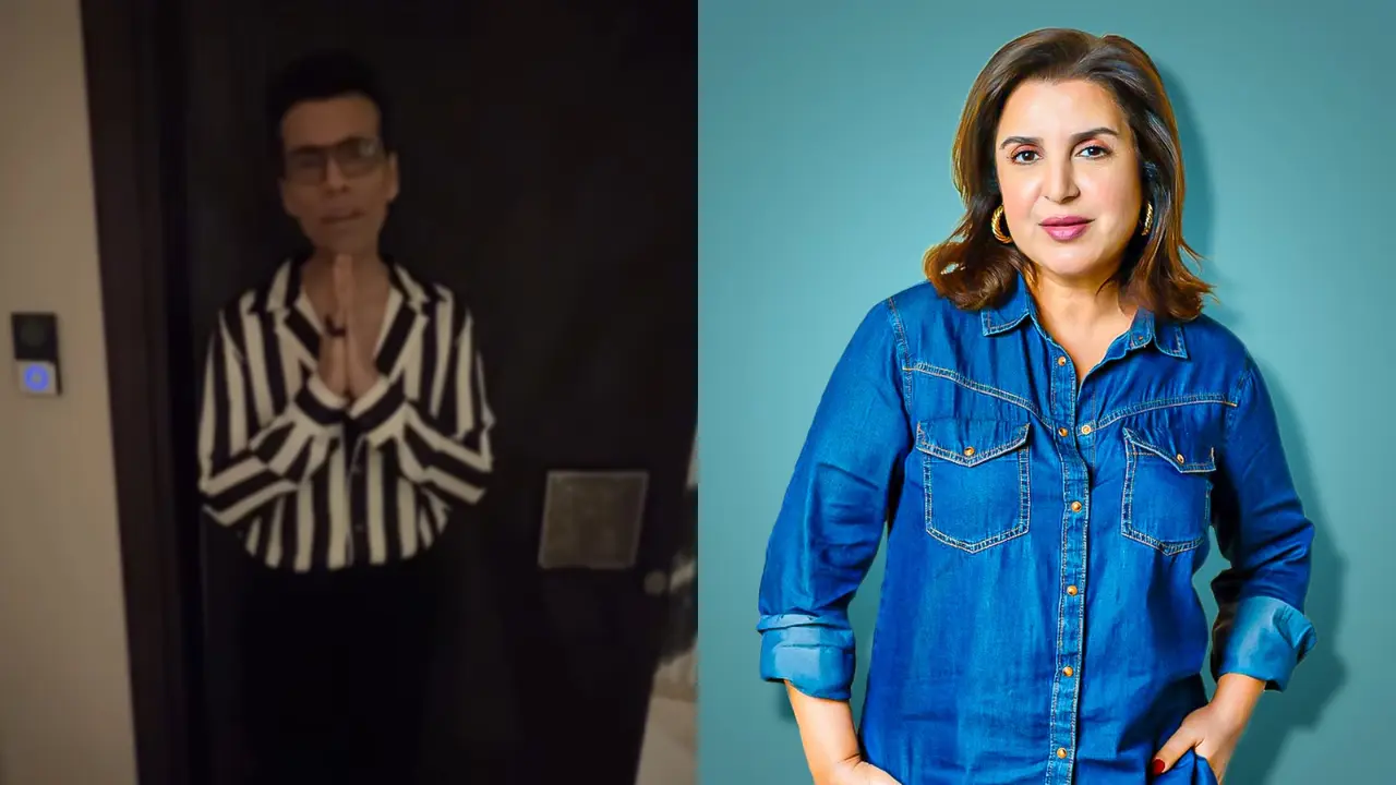 On Karan Johar's birthday, Farah Khan mocks his outfit- watch video