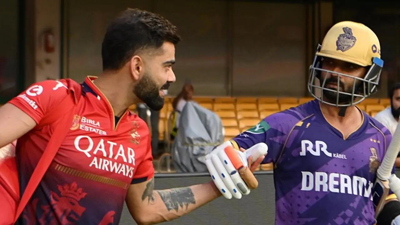 The IPL 2025 match between Royal Challengers Bengaluru (RCB) and Kolkata Knight Riders (KKR) is scheduled to be played at the M. Chinnaswamy Stadium in Bengaluru at 7.30 pm