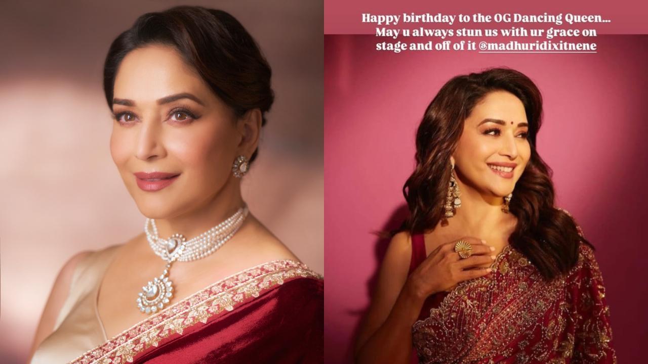 Kajol extends heartfelt wishes to Madhuri Dixit on her 58th birthday