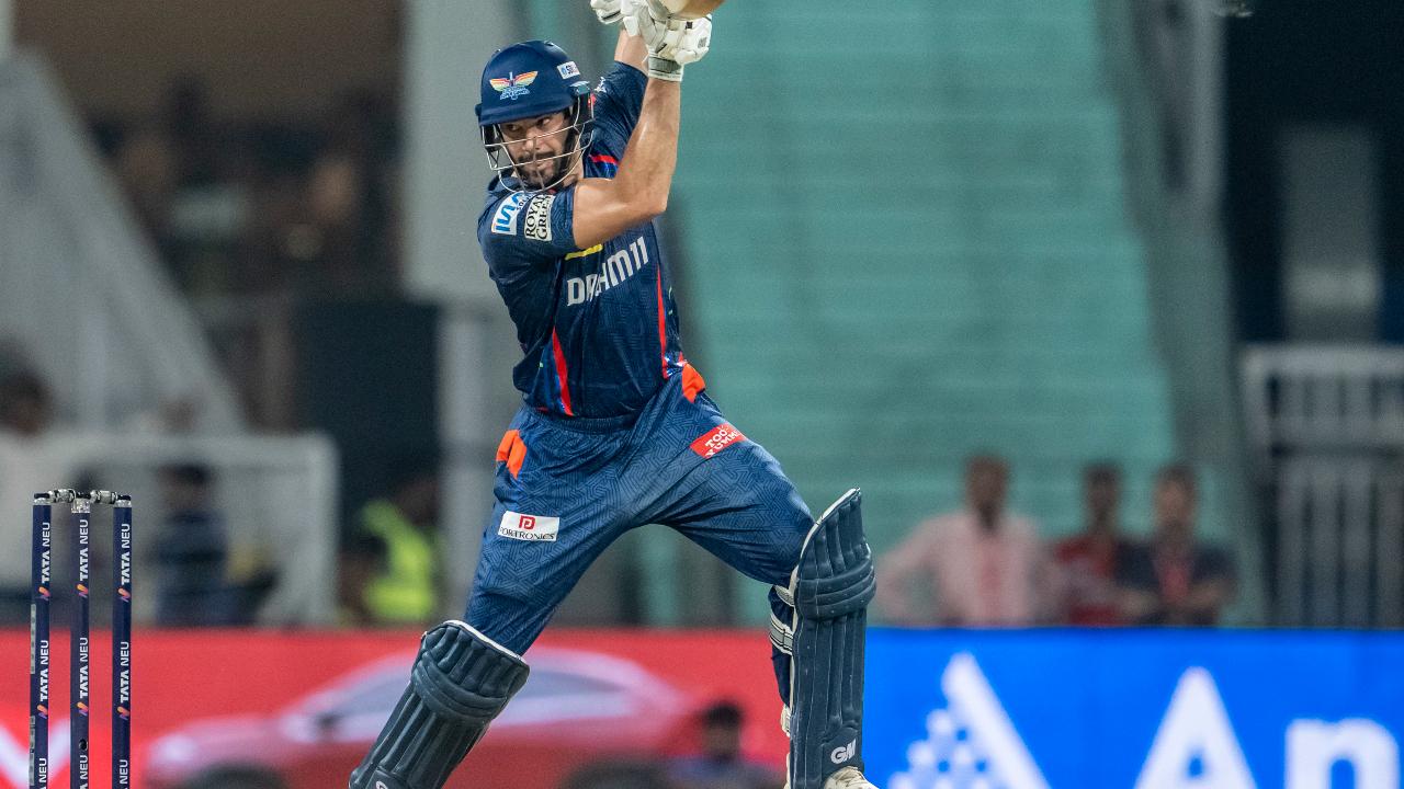 Markram followed suit with another authoritative hit down the ground in Dubey’s next over. He received a reprieve in the ninth over after being dropped, an error that proved costly for the Sunrisers as the opening pair went on to stitch together a century stand.