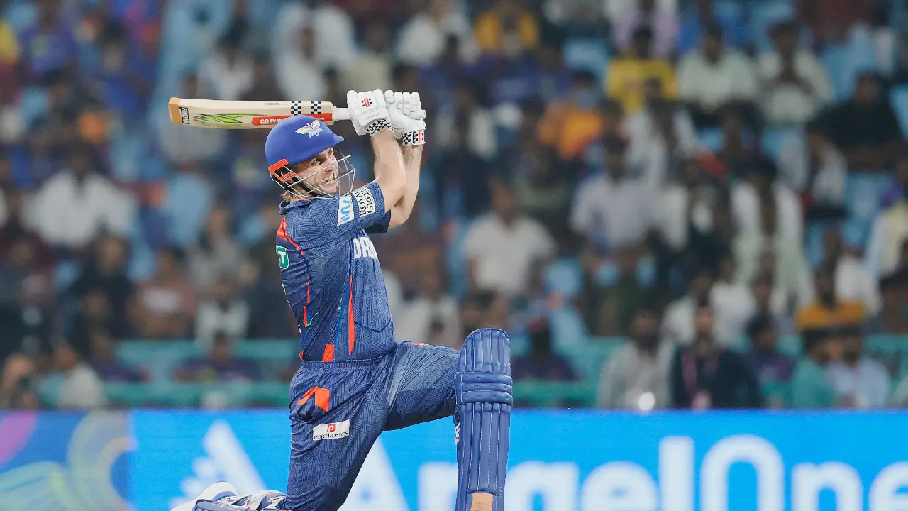 Marsh’s blazing ton, Pooran’s blitzkrieg propel LSG past 230 against Titans