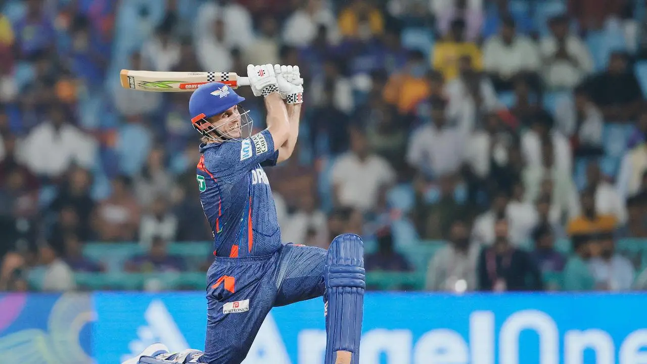 Mitchell Marsh breaks ground with maiden IPL century