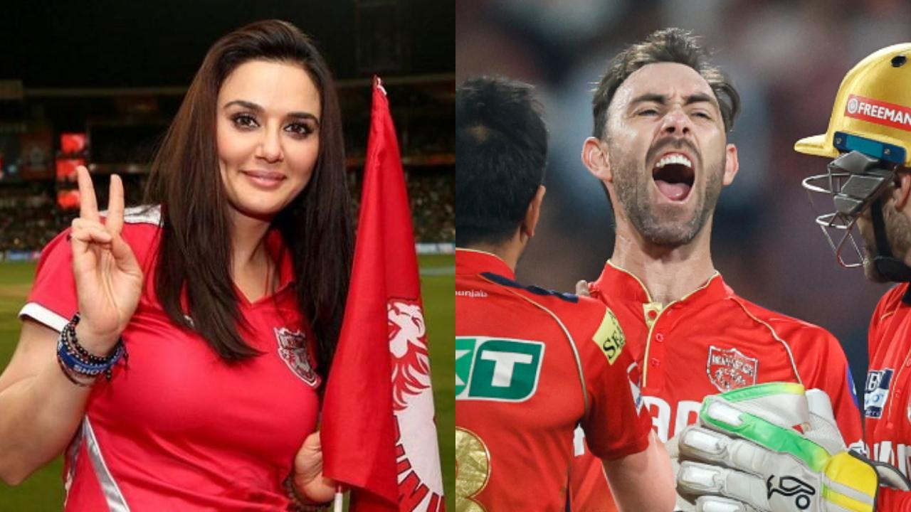 PBKS' Preity Zinta schools netizen over sexist joke involving Glenn Maxwell