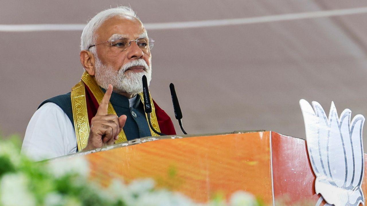 IN PHOTOS: PM Modi tears into TMC over Murshidabad violence, teachers' scam