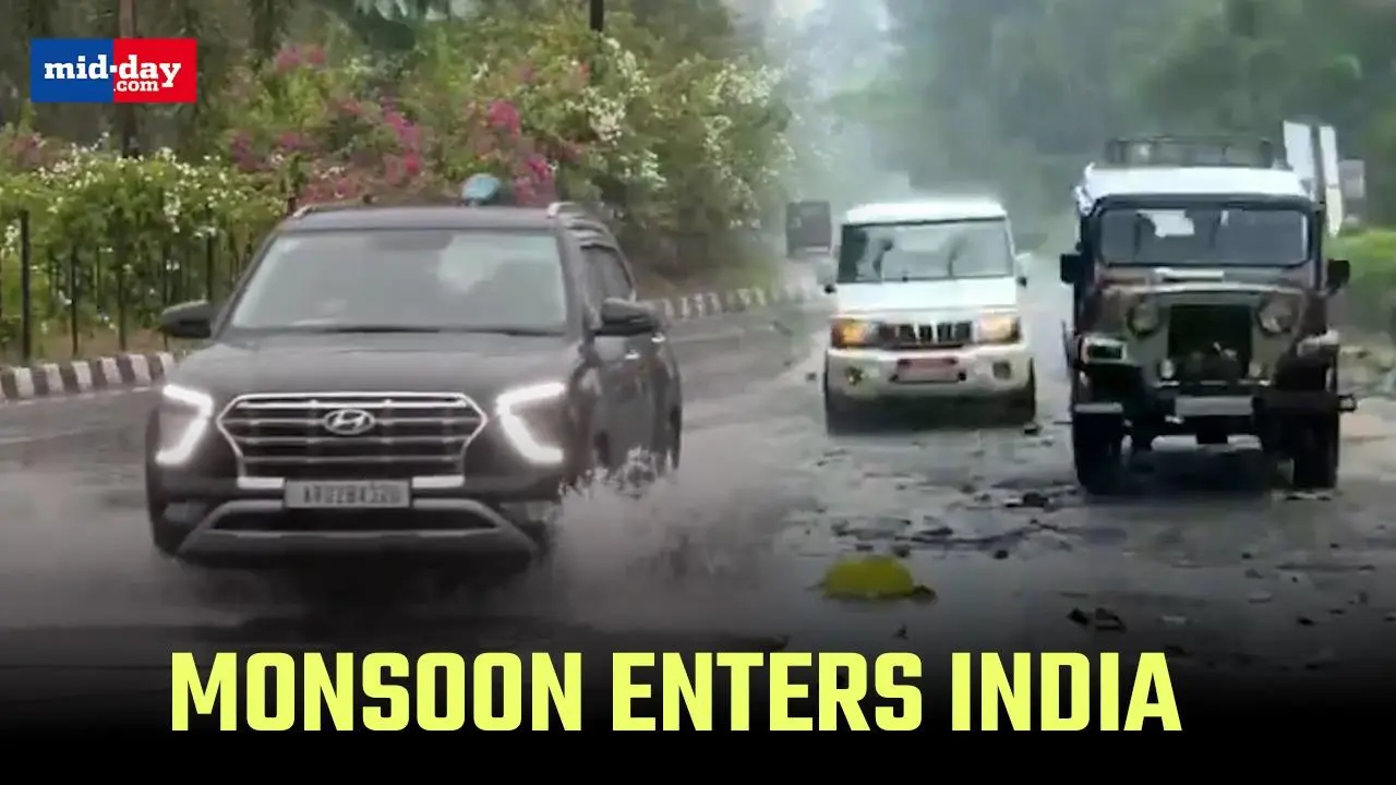 Monsoon 2025 hits Kerala coast eight days before schedule