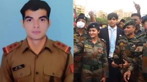 Rare photos of Neeraj Chopra donning Army uniform