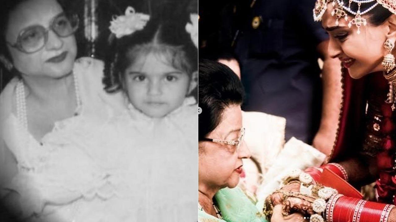 Sonam Kapoor shares throwback pictures as she remembers 'dadi' Nirmal Kapoor