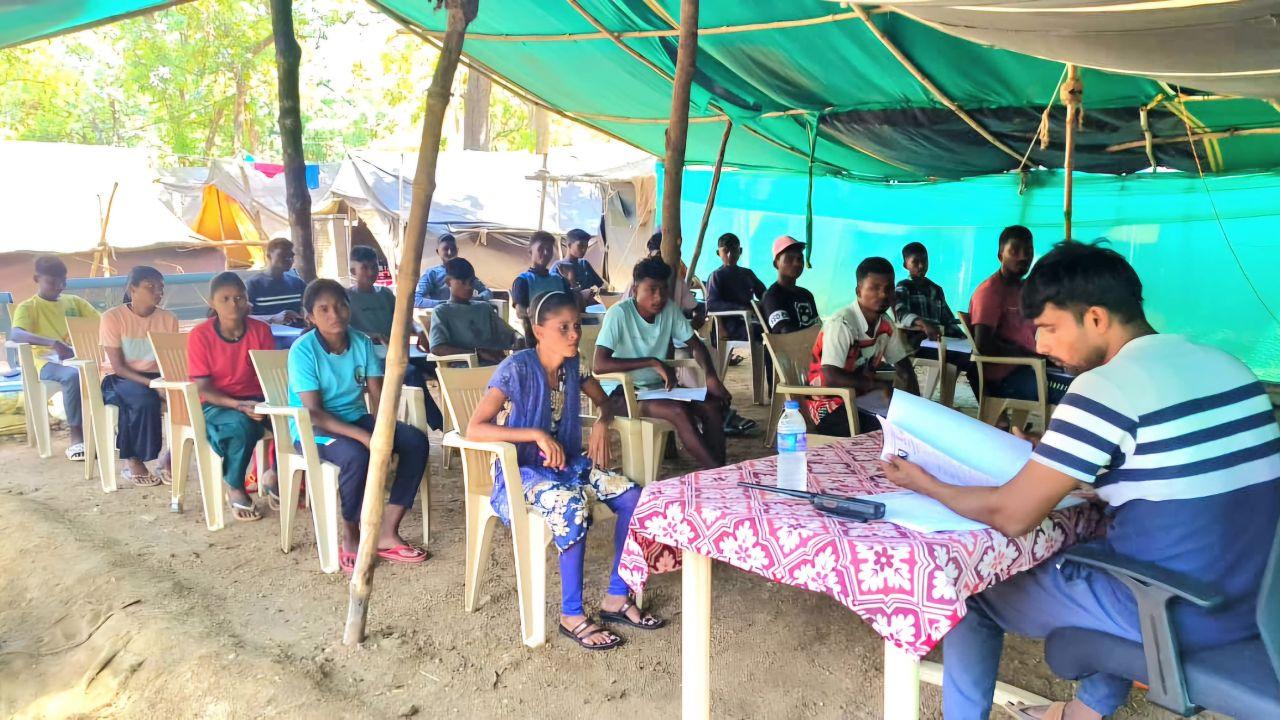 During the test, Additional Superintendent of Police (Administration) M Ramesh encouraged the students, emphasising that this test series is not merely practice but an essential milestone that boosts the students’ confidence