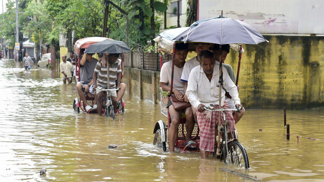 Officials said five people were killed in landslide incidents in Assam's Kamrup (Metro) district following heavy rainfall in the last 24 hours