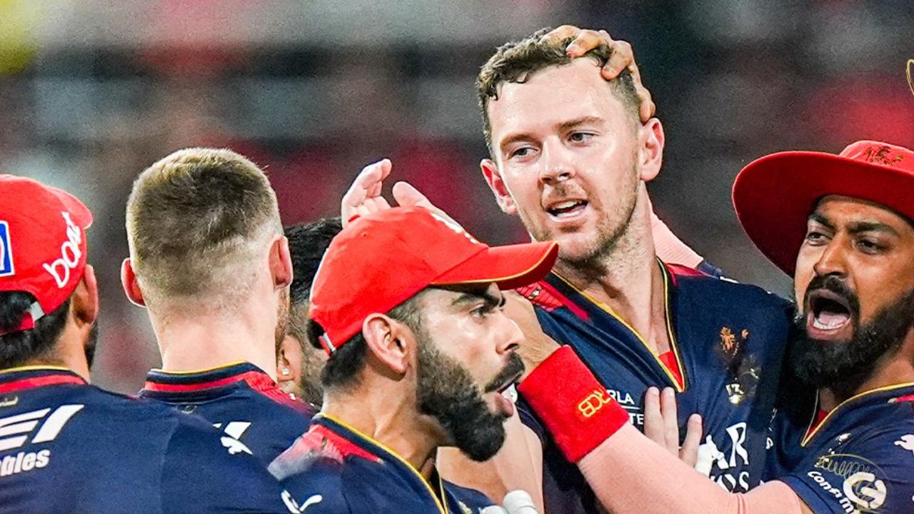 From the outset, Punjab’s batters appeared overwhelmed by the occasion and the accuracy of RCB’s attack. The top order disintegrated within the powerplay, with Priyansh Arya, Prabhsimran Singh, and skipper Shreyas Iyer all falling cheaply. Iyer, the team’s leading run-scorer this season, once again failed to overcome his Mullanpur woes, departing for just two after edging a rising delivery from his long-time nemesis Josh Hazlewood to the keeper