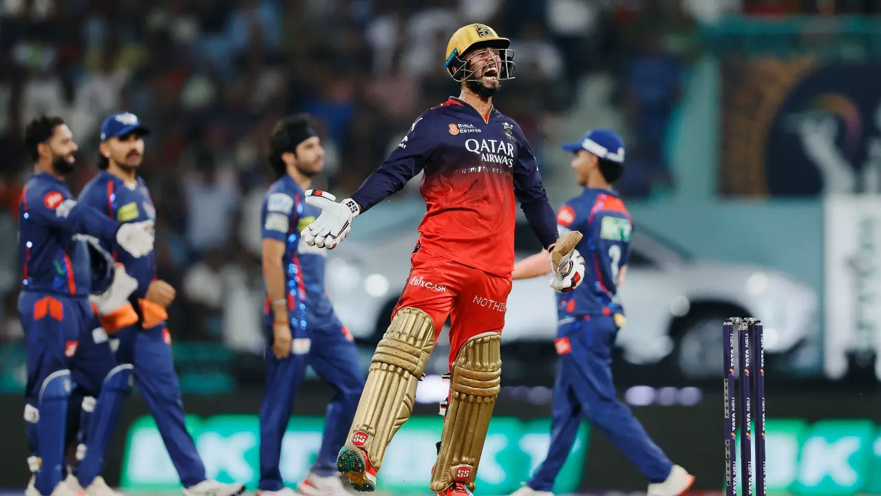 Jitesh Sharma’s whirlwind knock flattens Lucknow as RCB storm into Qualifier 1