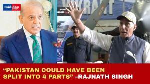 Rajnath Singh says if Navy had joined Operation Sindoor, Pak could have been split into four parts