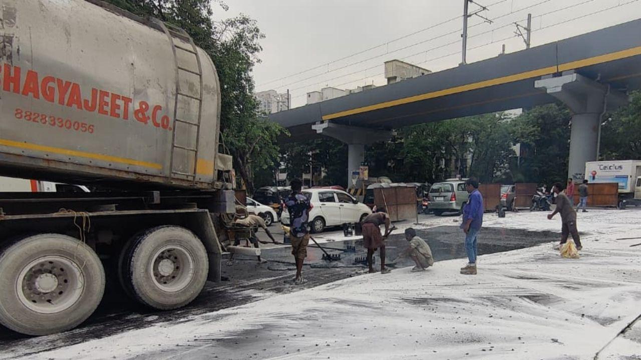 Authorities are closely monitoring the progress, as this road is a vital artery for residents and plays a significant role in alleviating traffic congestion between the two bustling suburbs