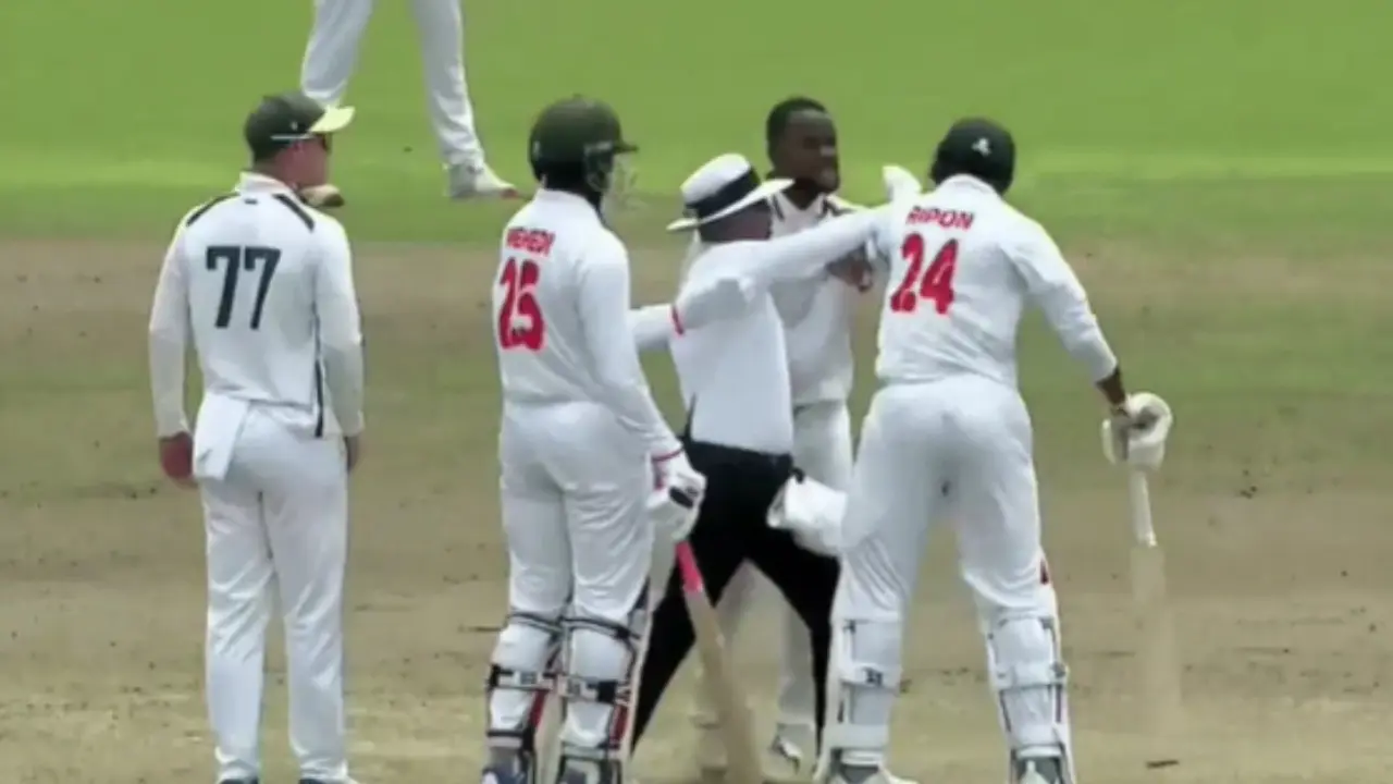 Tempers flare as Bangladesh A, South Africa A players exchange blows: WATCH