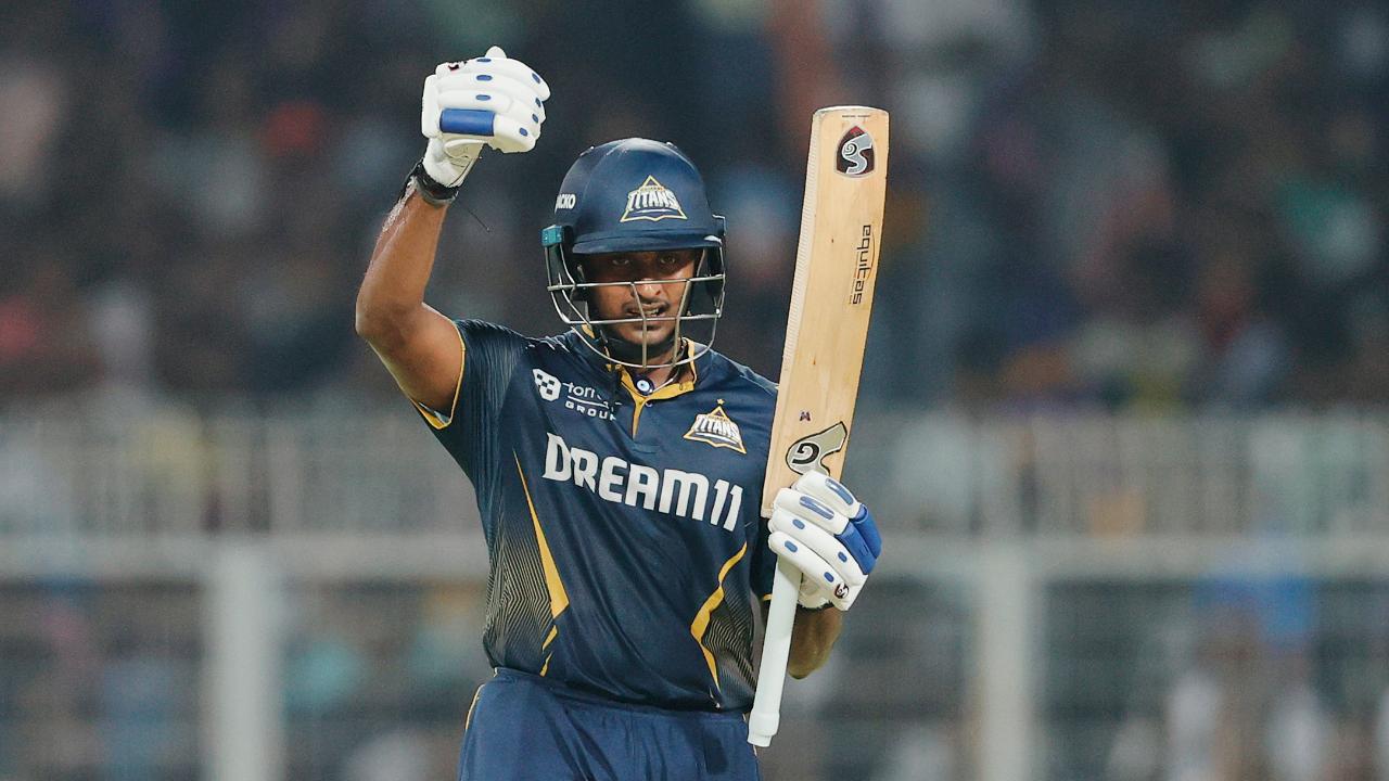 GT's leading run-scorer in the ongoing league, Sai Sudharsan, is just 32 runs shy of completing 2000 runs in T20s. Featuring in 54 matches, the left-hander has garnered 1,968 runs(Pic: File Pic)