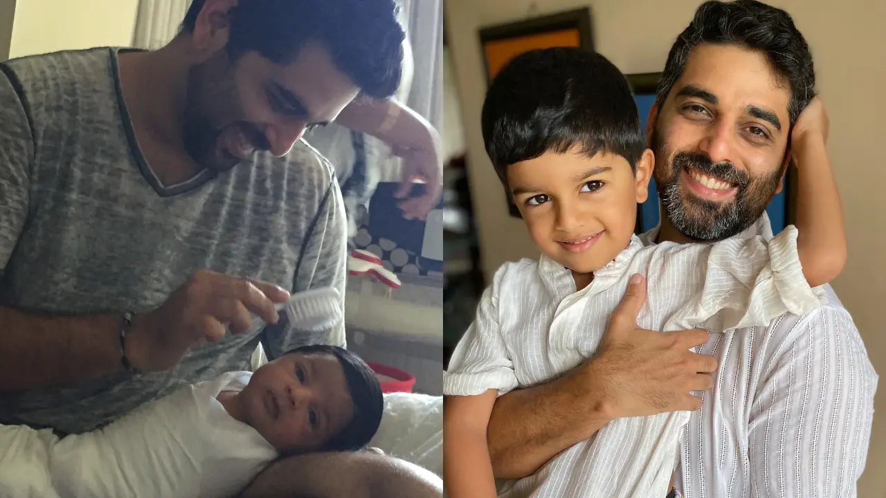 From new dad to superdad: Sameera Reddy on Akshai Varde’s role after son’s birth