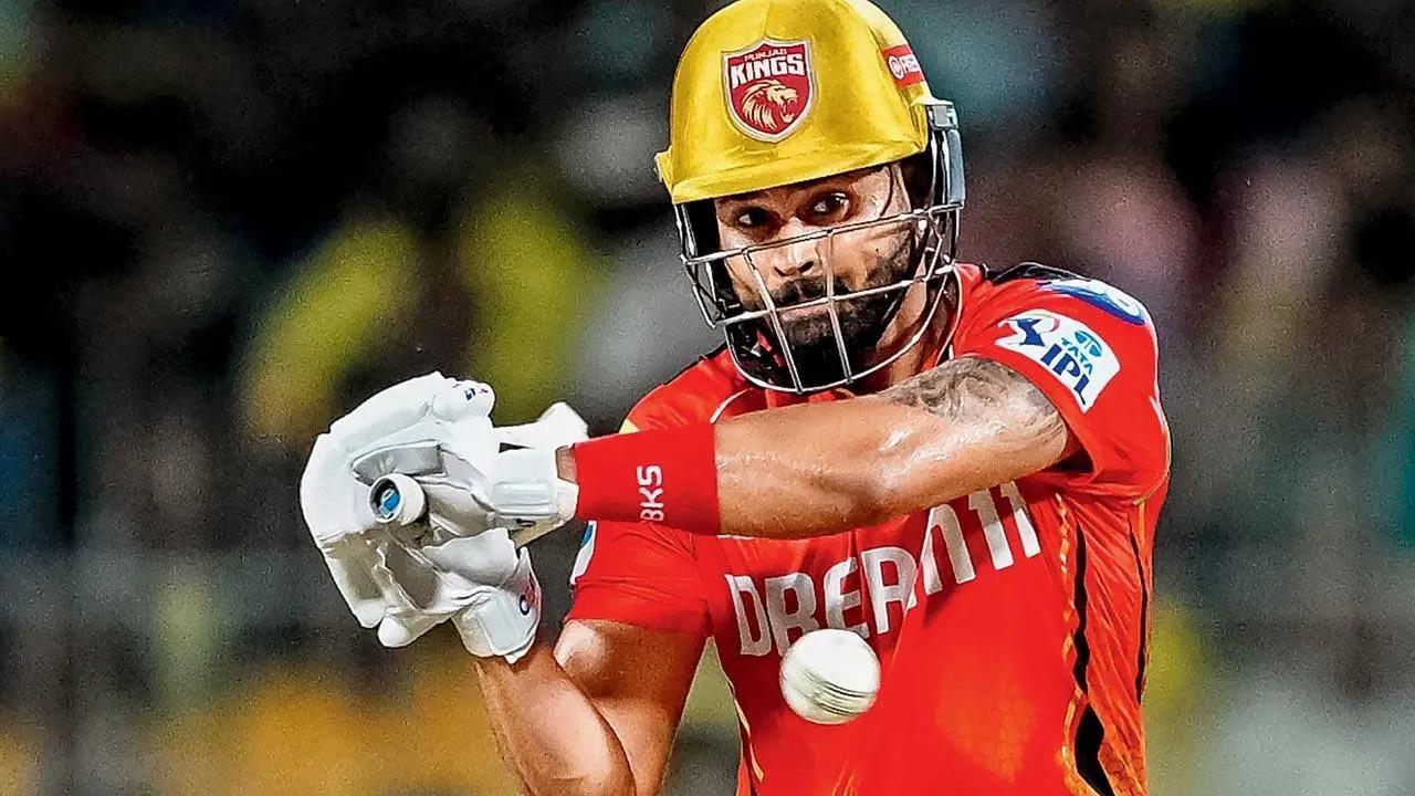 Skipper Shreyas Iyer faced just 25 deliveries, in which he smashed four boundaries and two maximums. The right-hander's knock came to an end with a score of 45 runs(Pic: File Pic)