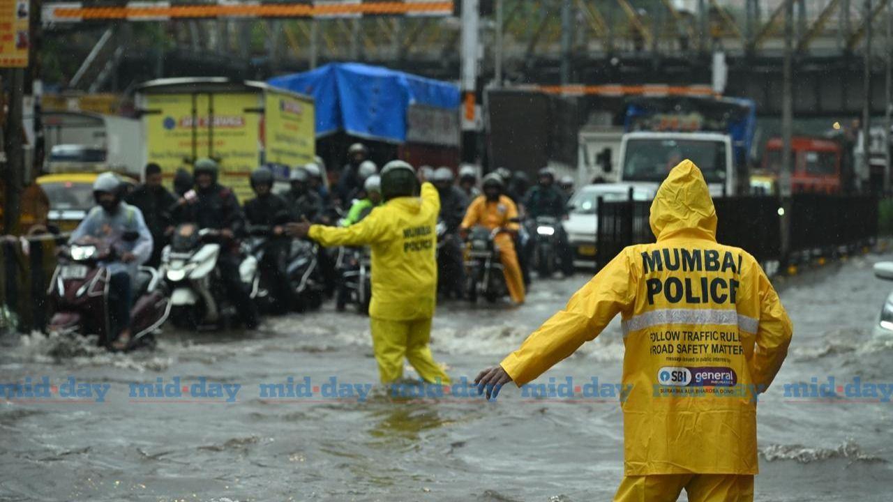 Despite the chaos, commuters displayed resilience, continuing with their daily routines, even as traffic cops and civic workers attempted to manage the situation