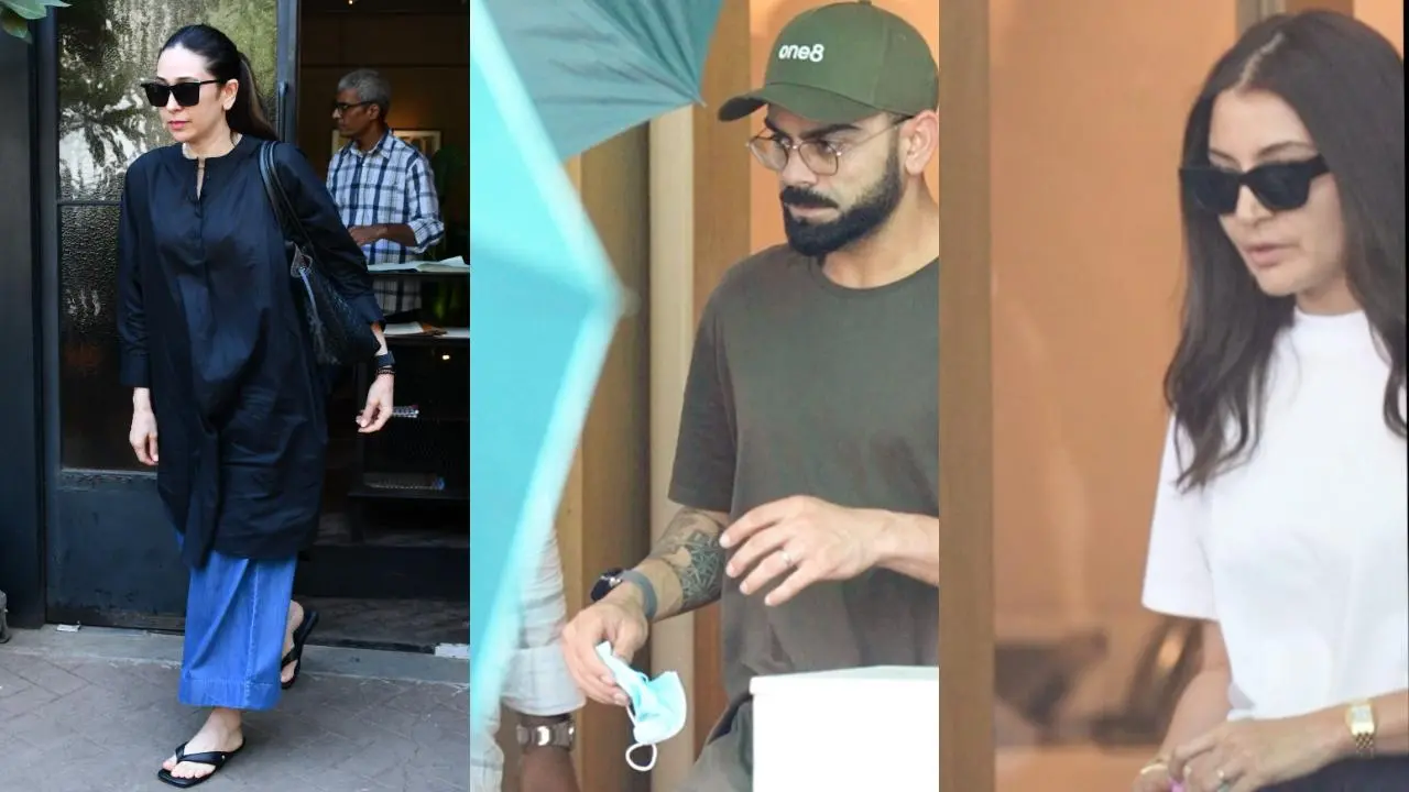 Spotted in the city: Anushka Sharma, Virat Kohli, Karisma Kapoor & others