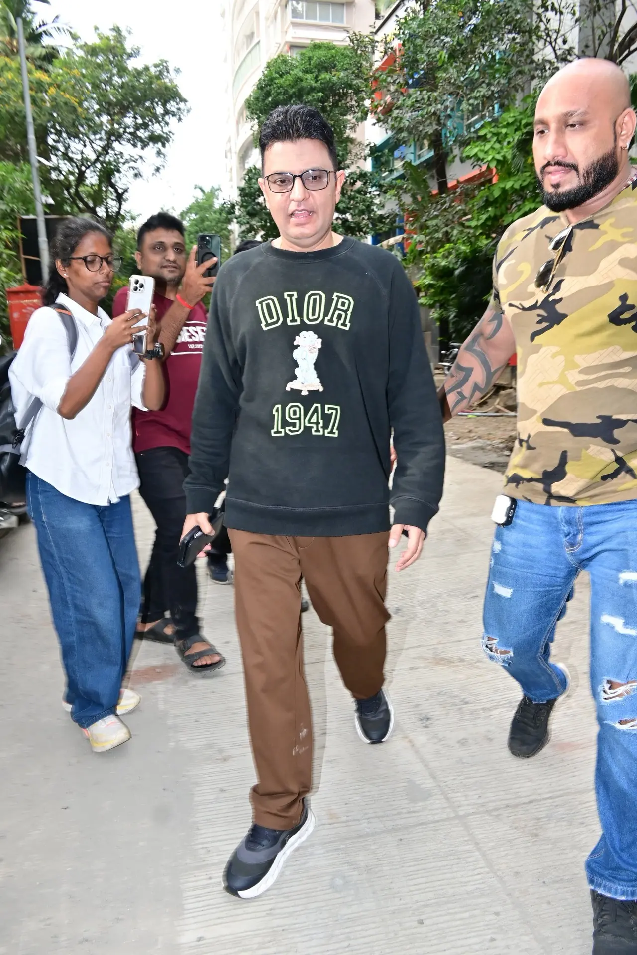 Film producer and T-Series head honcho Bhushan Kumar was spotted in the city