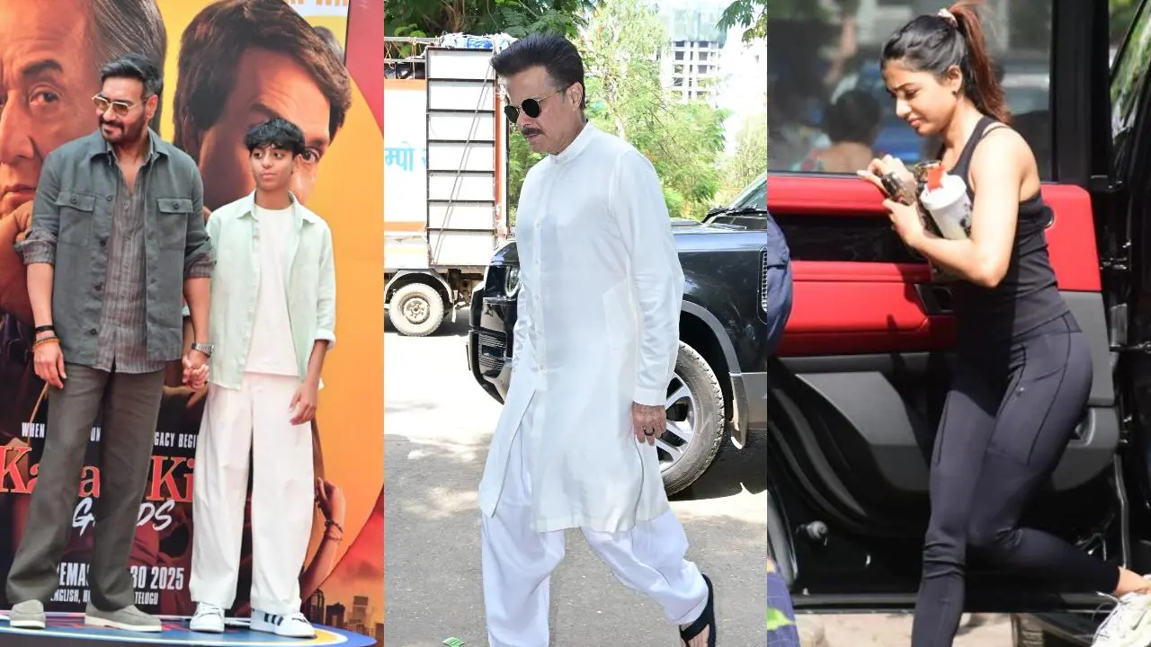 Spotted in the city: Ajay Devgn with son Yug Devgn, Anil Kapoor, Samantha and ot