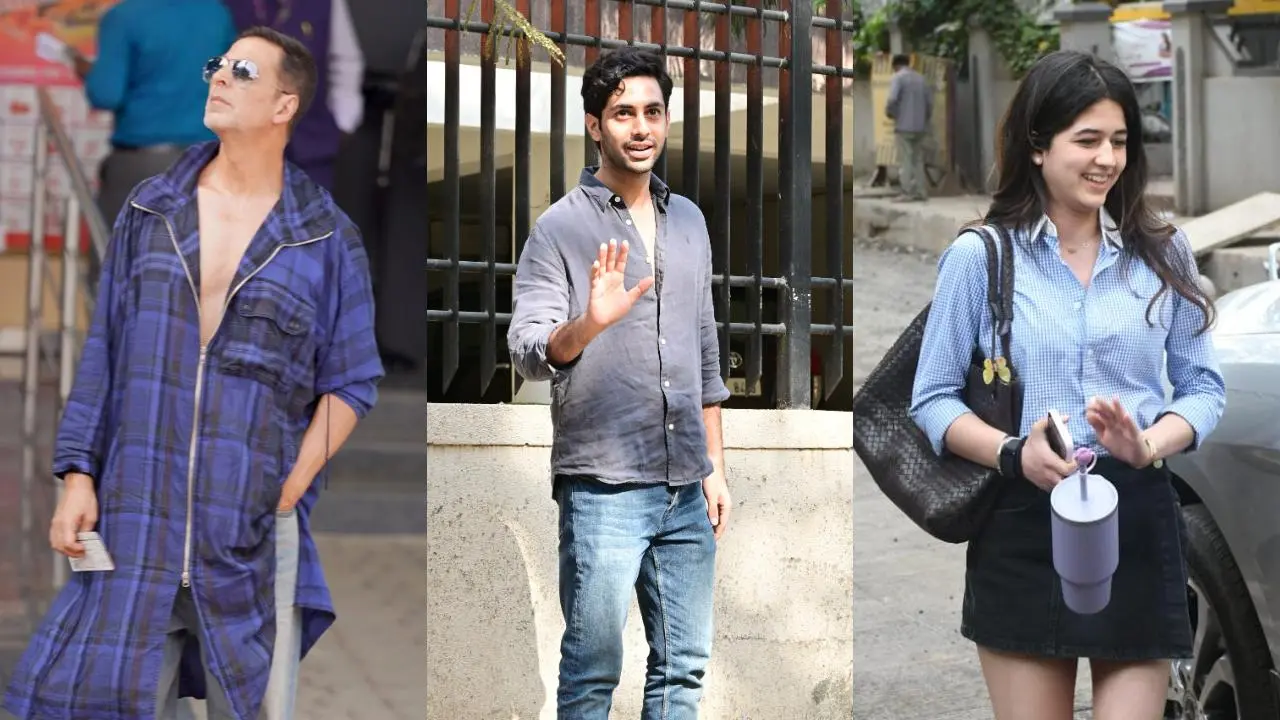 Spotted in the city: Akshay Kumar, Agastya Nanda, Naomika Saran and others