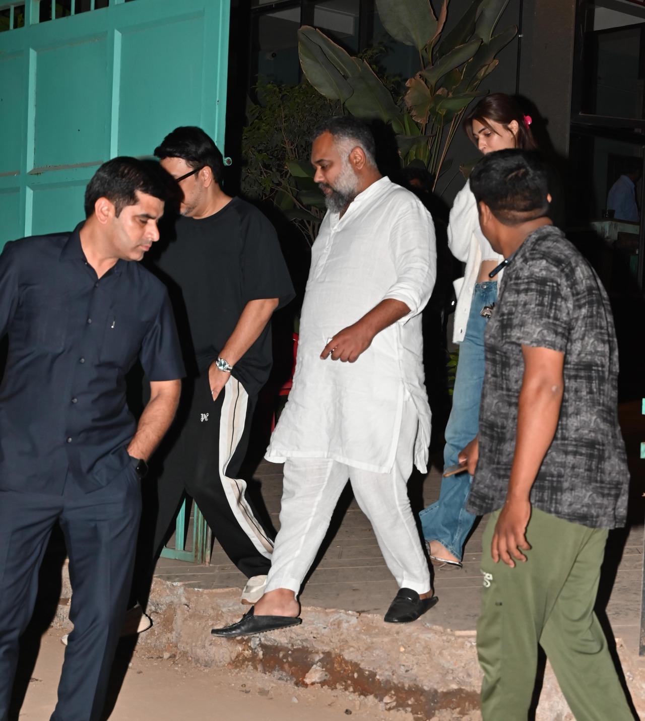 Kriti Sanon was seen with filmmaker Luv Ranjan. We wonder if a new film is on the line for the duo
