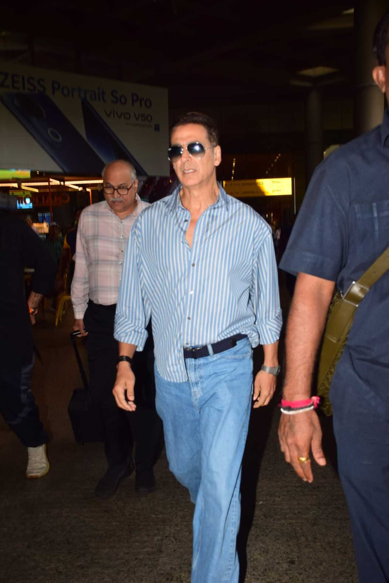 This was Akshay's first public appearance after the chaos that ensued following Paresh Rawal's walkout from Hera Pheri 3