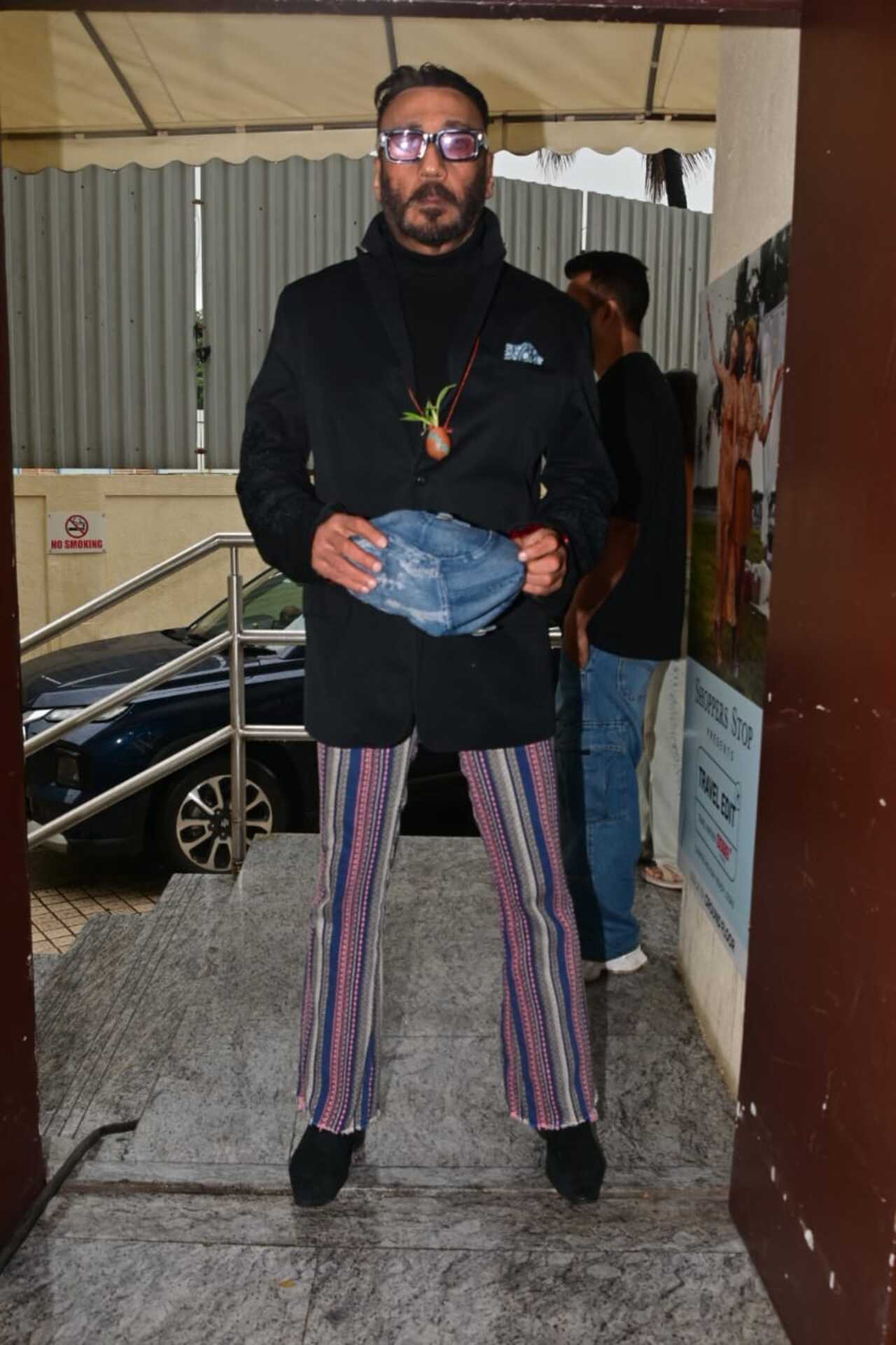 Jackie Shroff plays a cop in Housefull 5. The senior actor looked all things dapper as he attended the trailer launch of the film