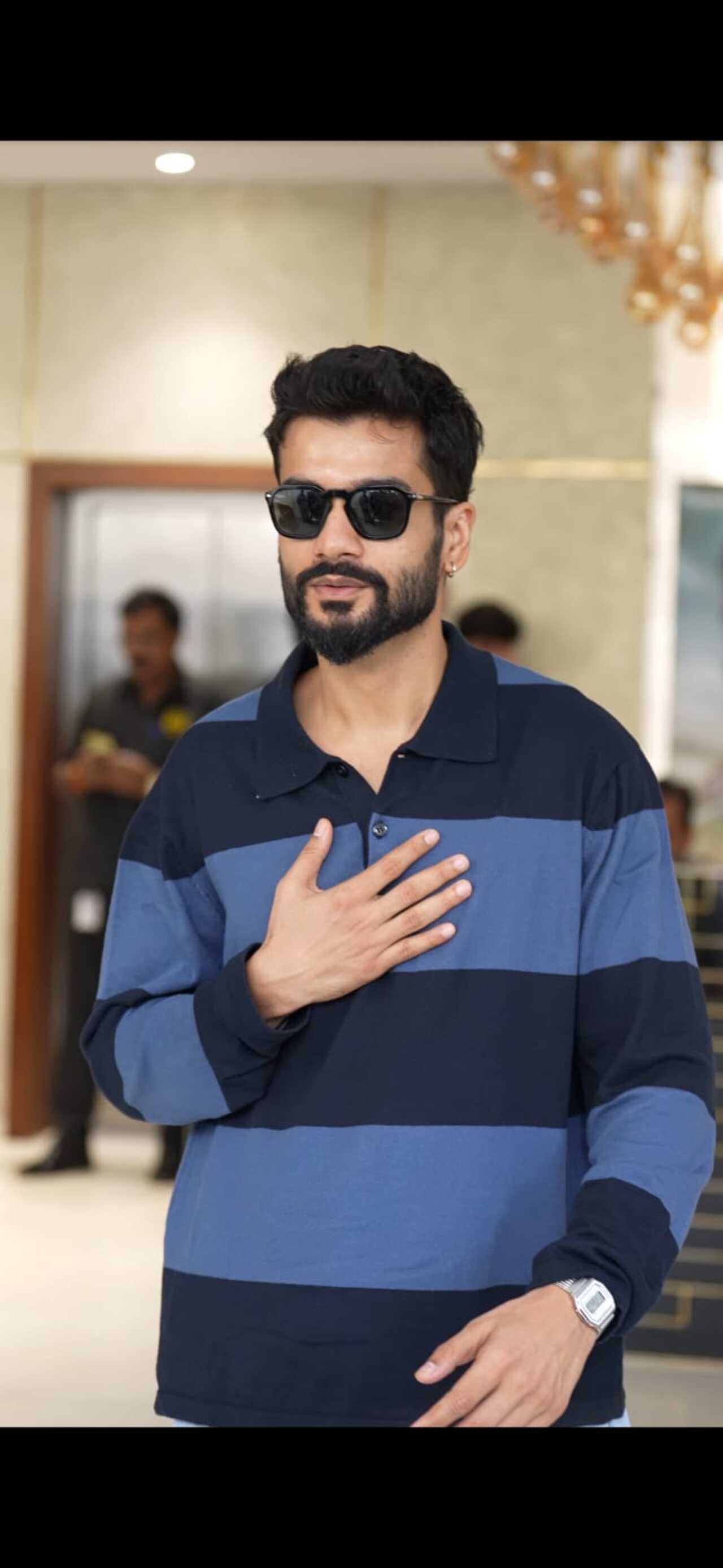 Sunny Kaushal spotted at T-Series office in a casual look