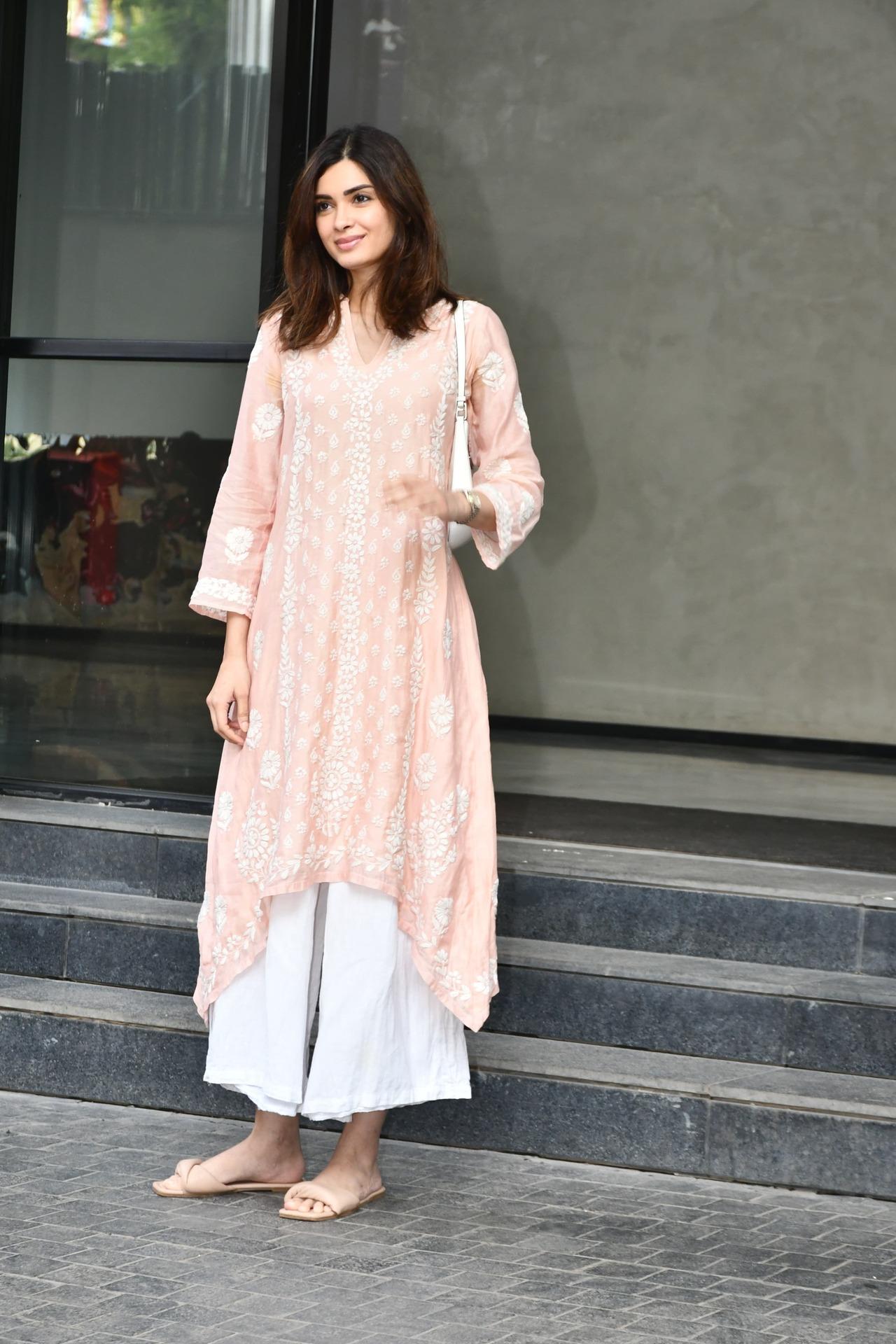 Diana Penty spotted at the Excel office in Khar