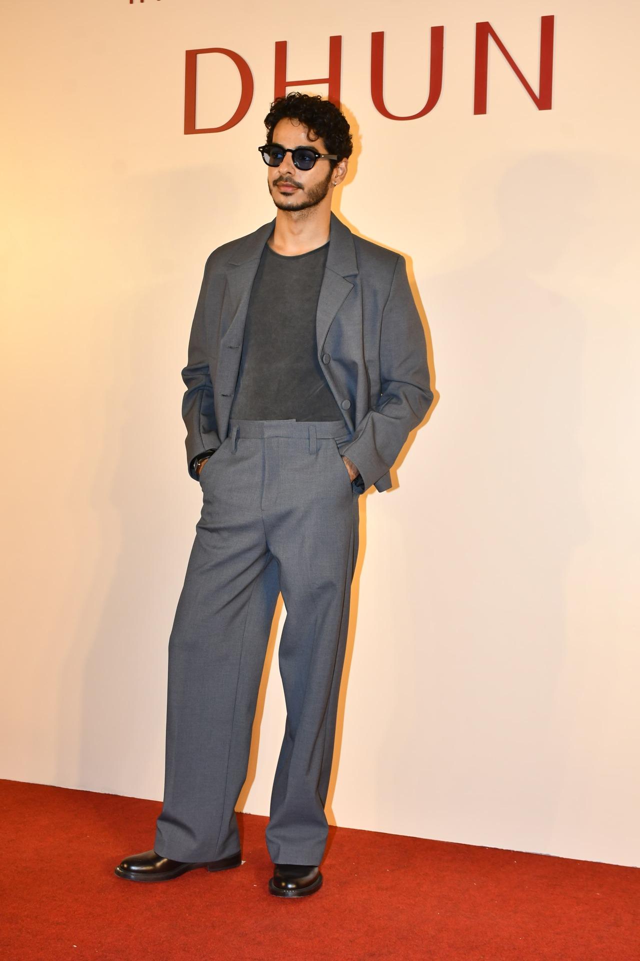 Ishaan Khatter has been in the news for his performance in The Royals Cannes visit for Homebound. On Friday, he looked dapper as he attended the wellness brand launch by his sister-in-law Mira