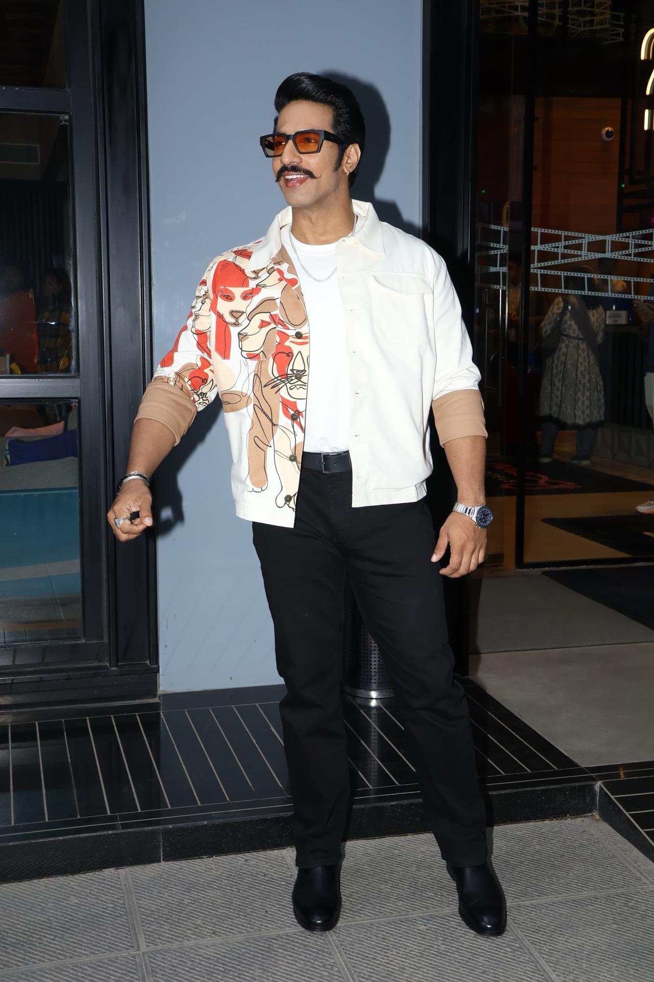 Thakur Anoop Singh looked uber cool and stylish for a work event in the city