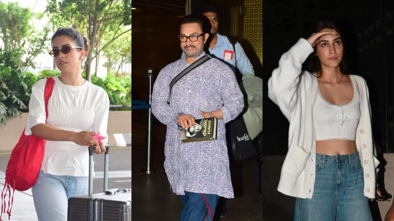 Spotted in the city: Sanya Malhotra, Aamir Khan, Kriti Sanon and others