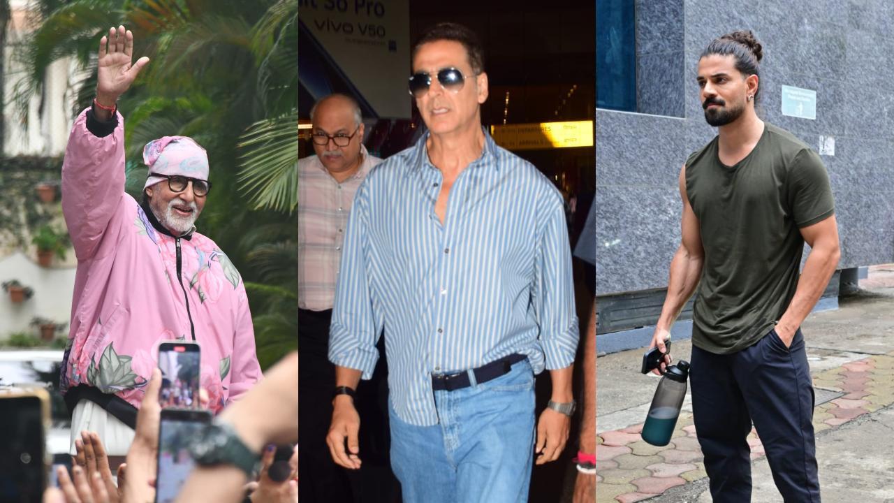 Spotted in the city: Amitabh Bachchan, Akshay Kumar, Sooraj Pancholi and others