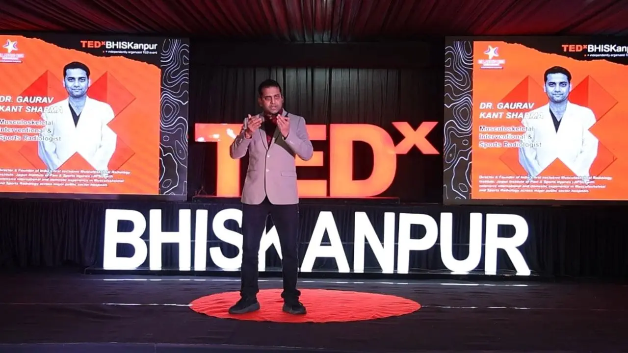 TEDx Talk: Dr. Gaurav Kant Sharma Busts the Sports Injury Myth -Why Tennis Elbow Isn't Just for Athletes