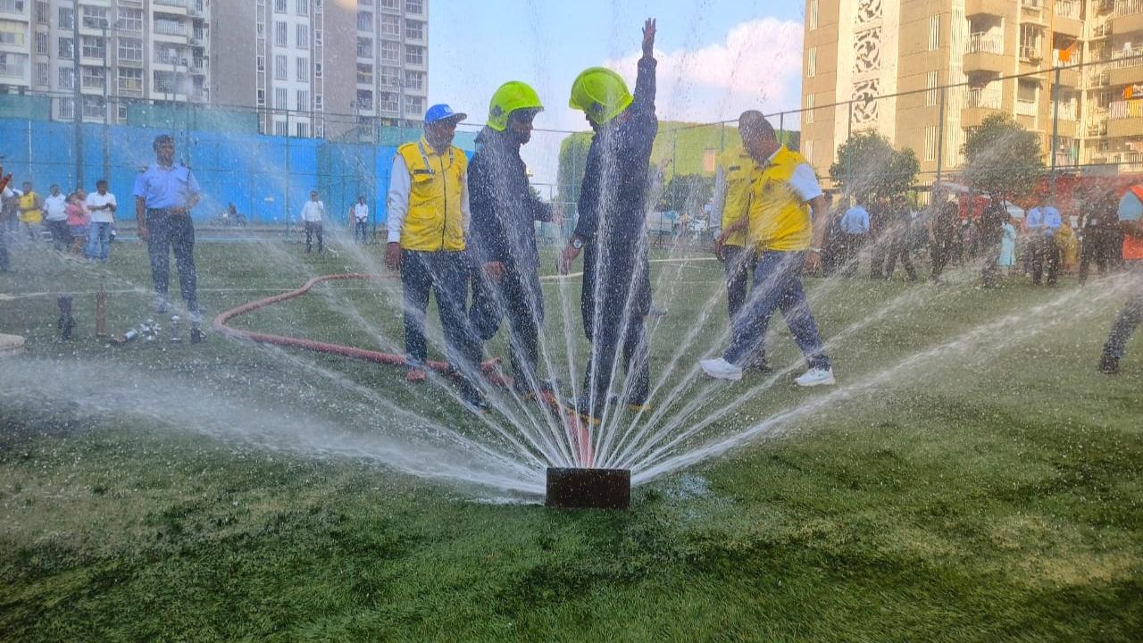 The drill began at 4:30 pm on Sunday with the sounding of a siren, after which all planned activities were carried out effectively and smoothly, an official statement said