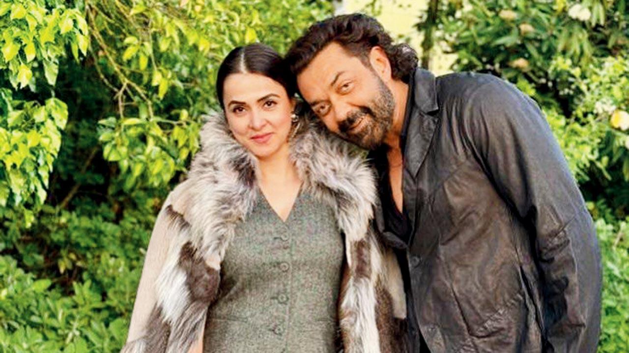 (From left) Tanya Deol and Bobby Deol