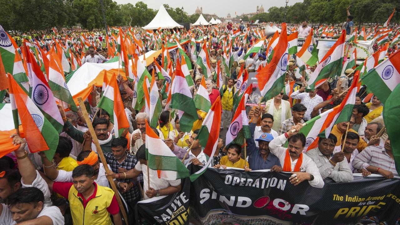BJP national general secretary Tarun Chugh said 'tiranga' is not merely a flag but depicts India's soul which is being led by Prime Minister Narendra Modi