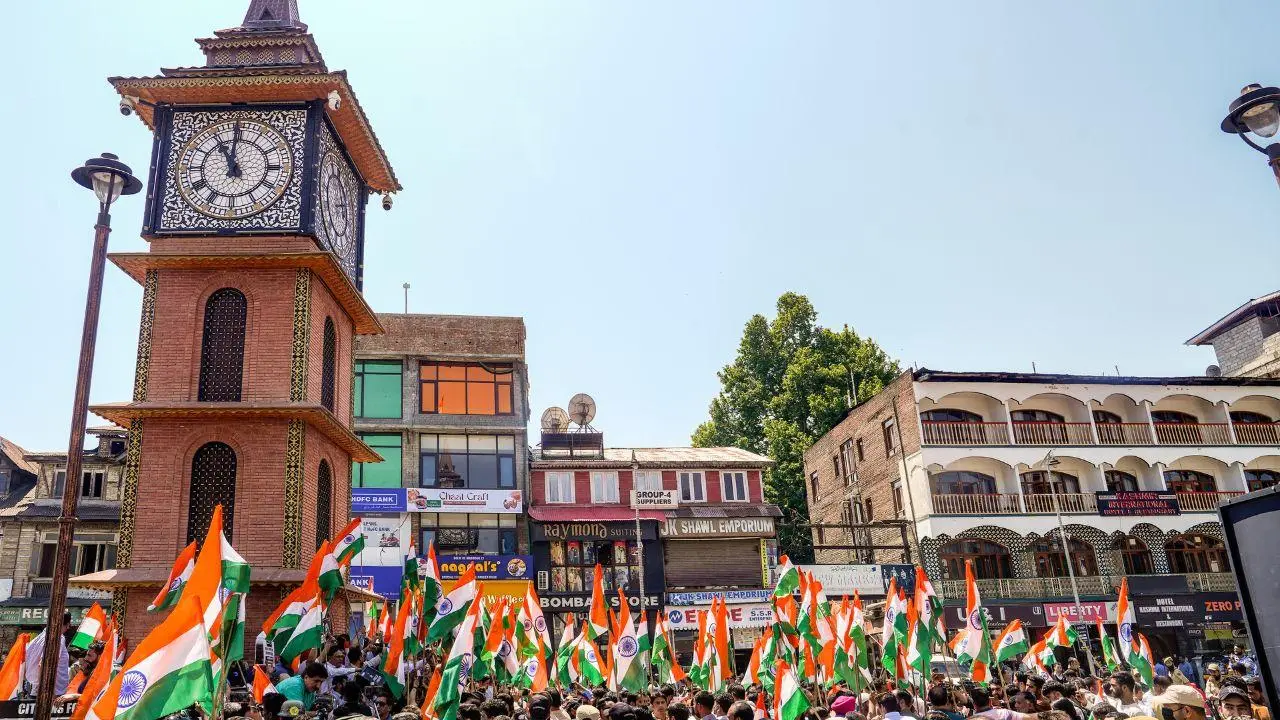 IN PHOTOS: BJP organises 'Tiranga Rally' in Srinagar post Operation Sindoor