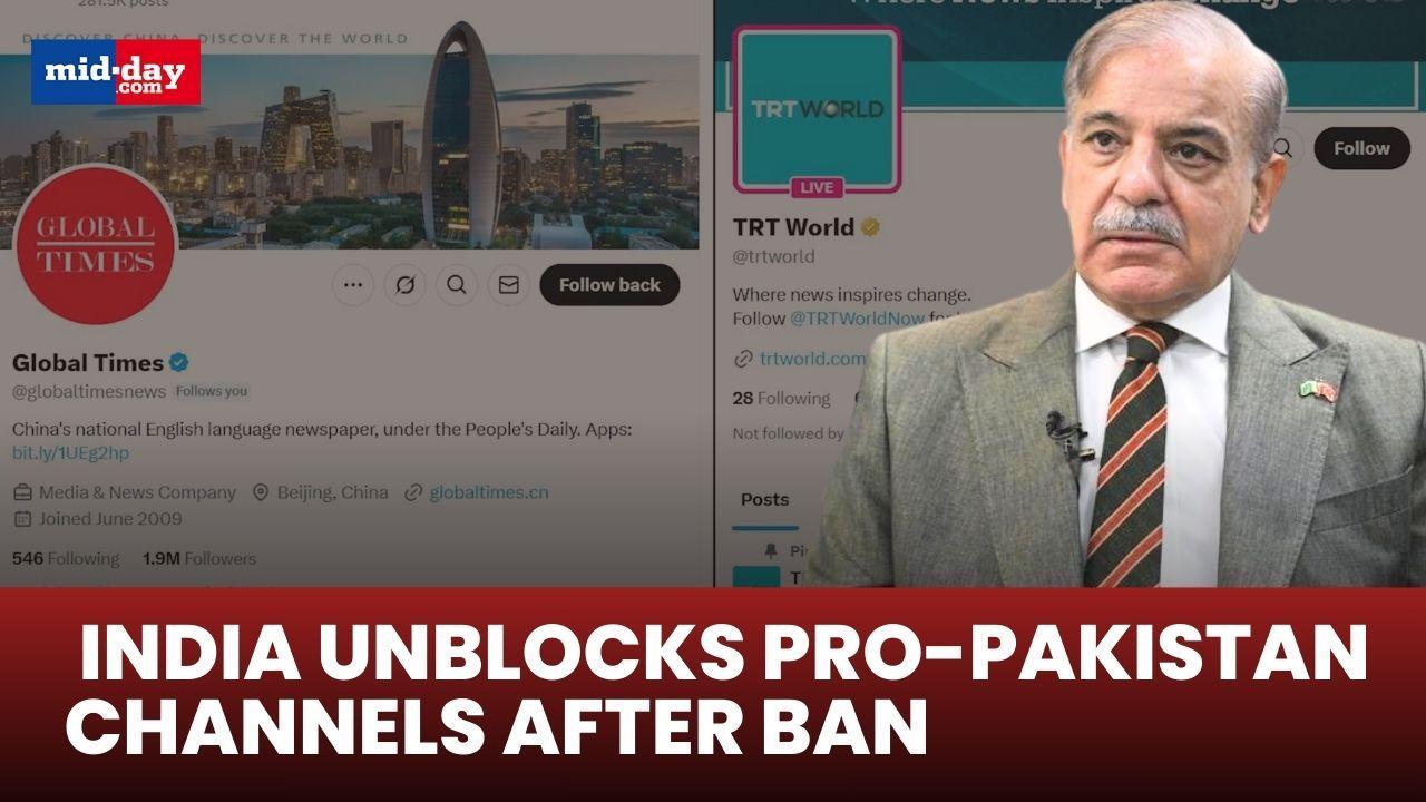 India unblocks TRT World, Global Times post temporary ban amid tensions with Pak