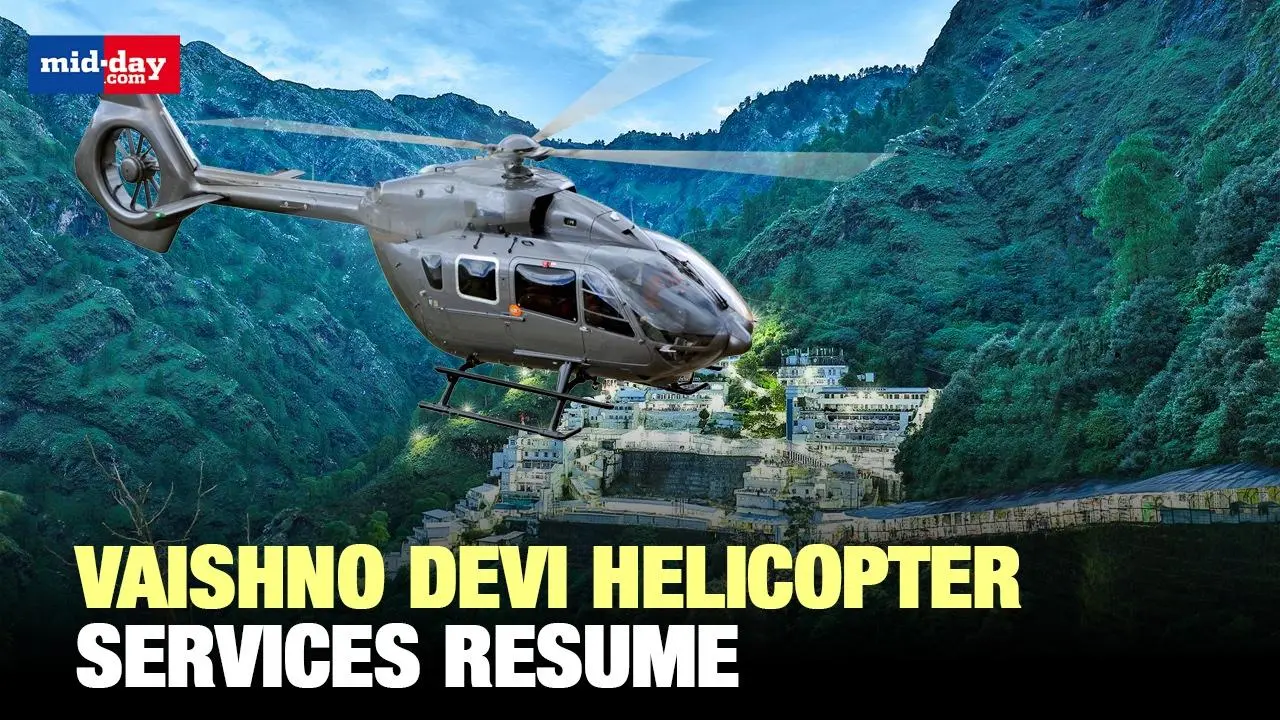 Jammu & Kashmir: Helicopter services resume at Mata Vaishno Devi Bhavan