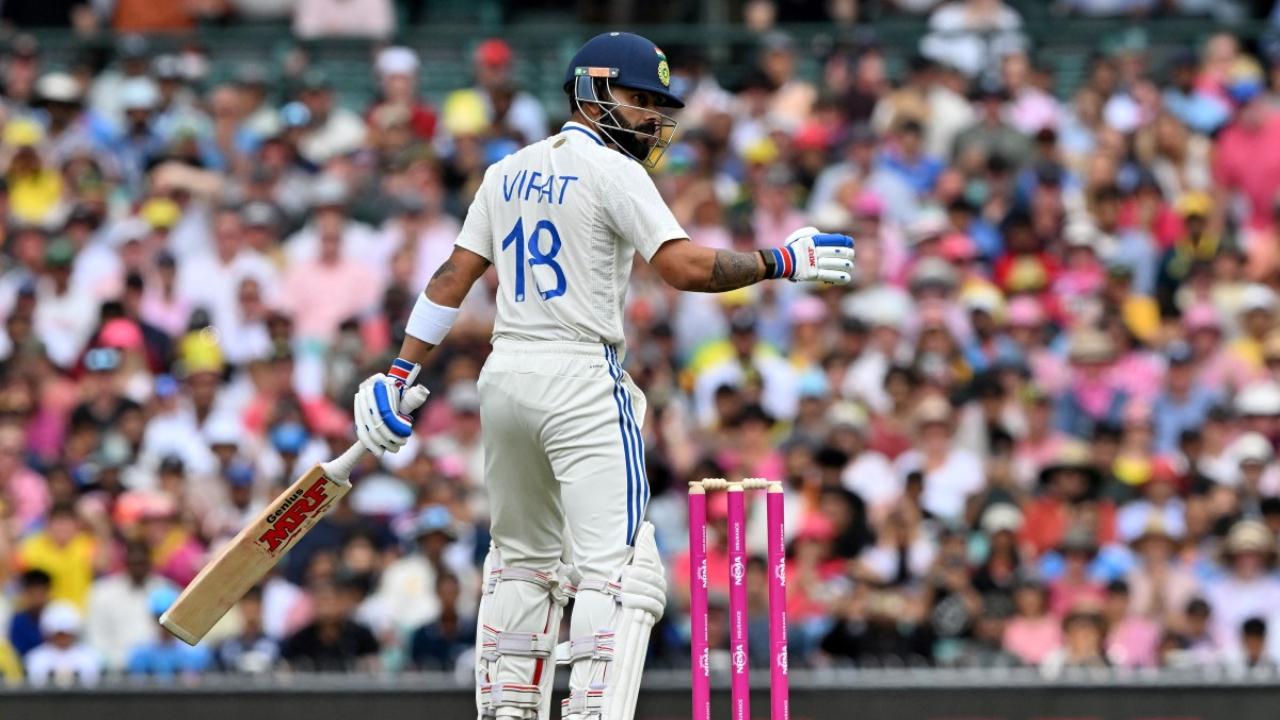 Virat Kohli led Team India in 68 Test matches and has registered 40 victories, 17 losses and 11 draws. His stint as an Indian captain in Test cricket came to an end with a win percentage of 58.82(Pic: AFP)