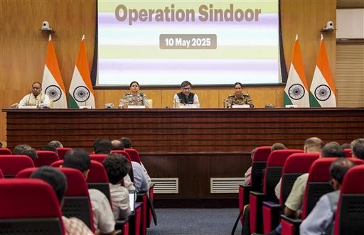 Wing Commander Vyomika Singh stated that Indian armed forces remain in a high state of operational readiness. Singh confirmed that India had targeted military assets in Rahim Yar Khan in a precision strike.