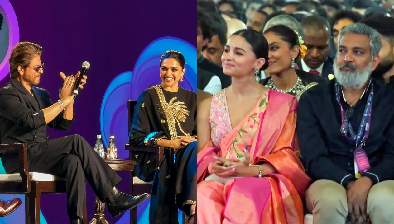 The Jio World Convention Centre is hosting Indian cinema legends under one roof for the very first edition of WAVES Summit 2025. From Alia Bhatt, Deepika Padukone to Rajinikanth and Mohanlal, check out stars spotted on Day 1. Read more
