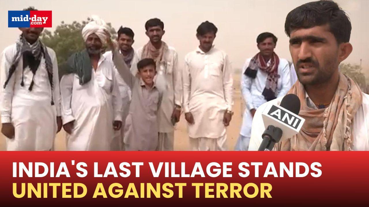 India's last village, Samdhey Khan Ki Dhani, voices against terror and for peace
