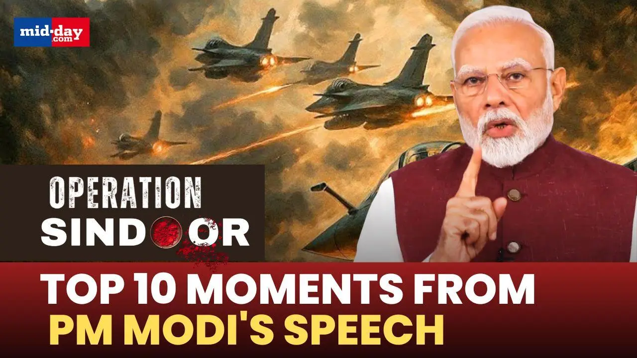 Operation Sindoor: Watch top 10 moments from PM Modi's fiery speech