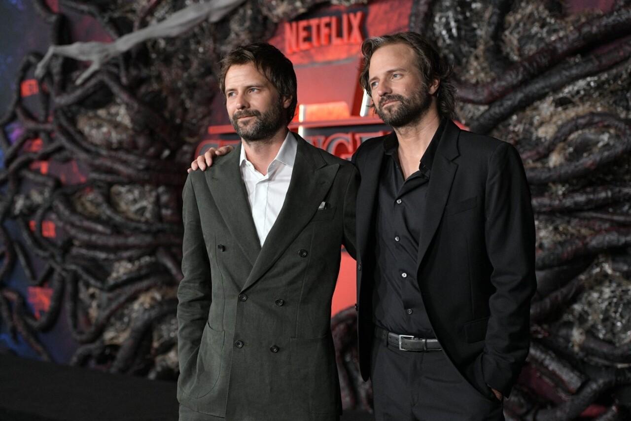 The creators of Stranger Things, the Duffer brothers, Matt Duffer and Ross Duffer, were also present at the premiere as they posed for the cameras.