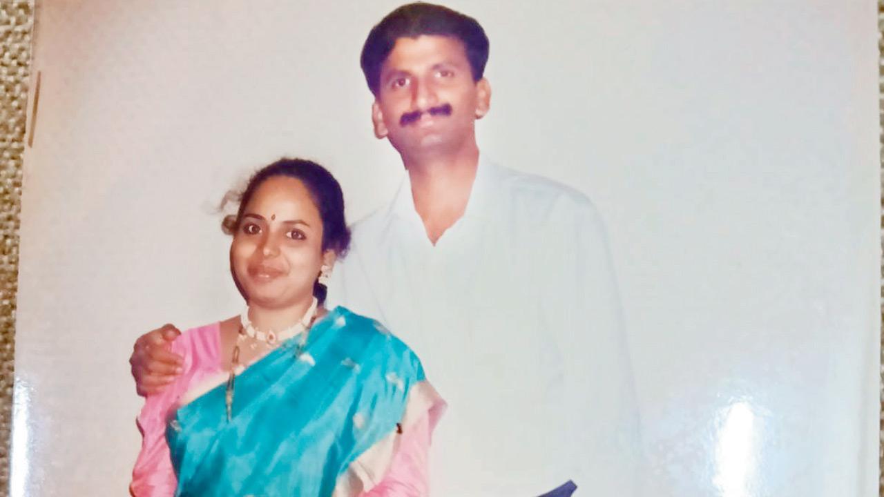 Malti Pawar with husband Ramesh Pawar. PICS/by SPECIAL ARRANGEMENT