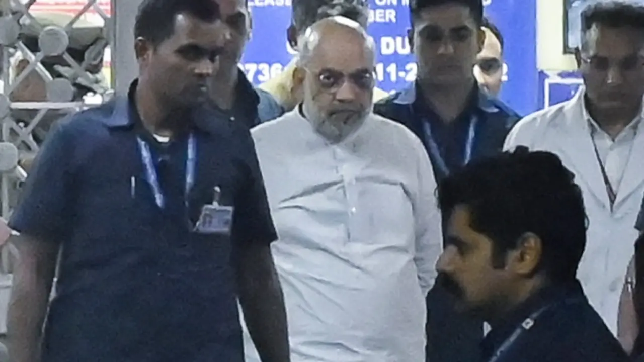 Delhi Red Fort blast: Amit Shah chairs security review meeting Amit Shah. Pic/PTI